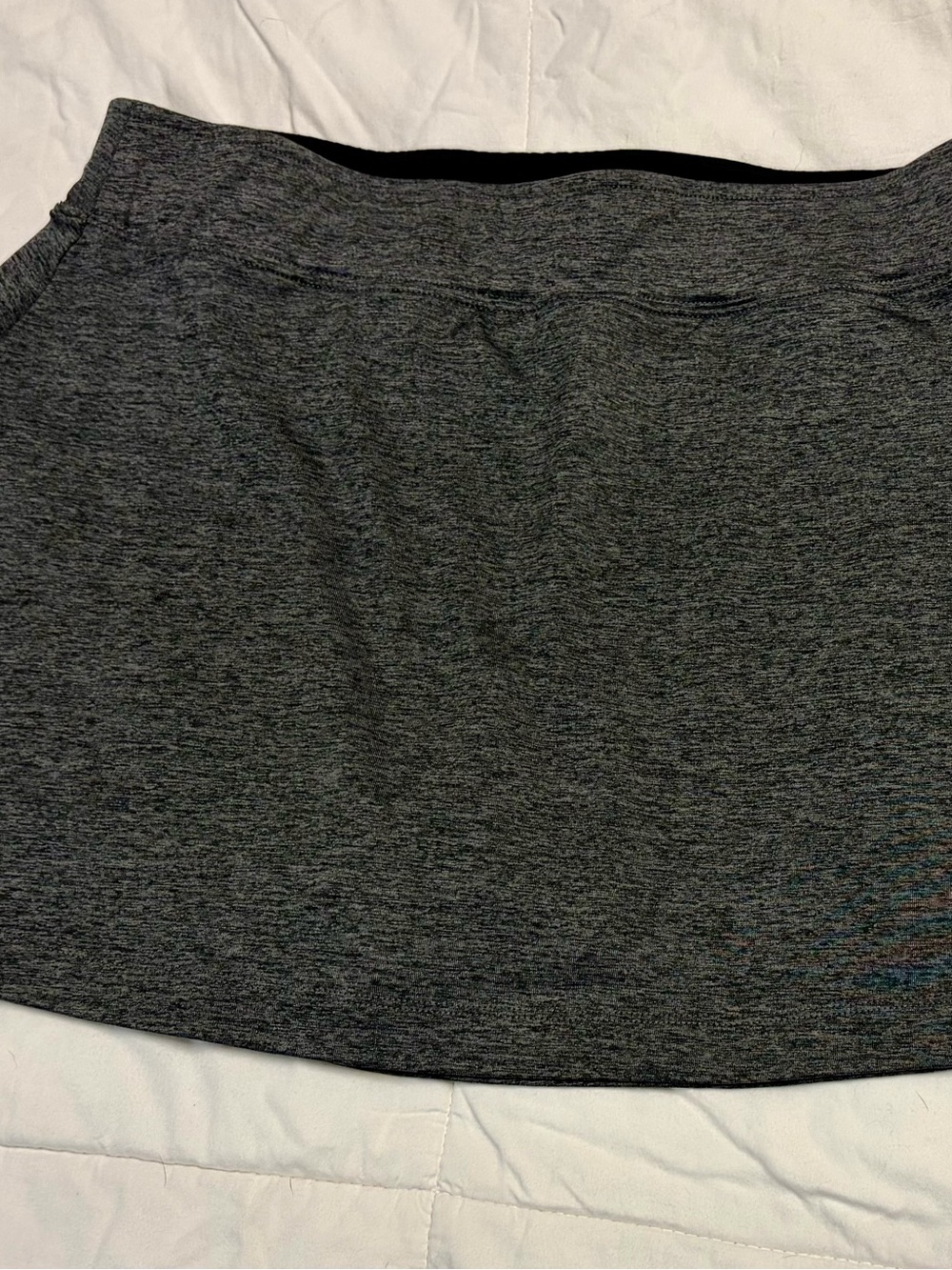 Prince Gray Heathered Tennis / Golf Skirt with Wide Waistband